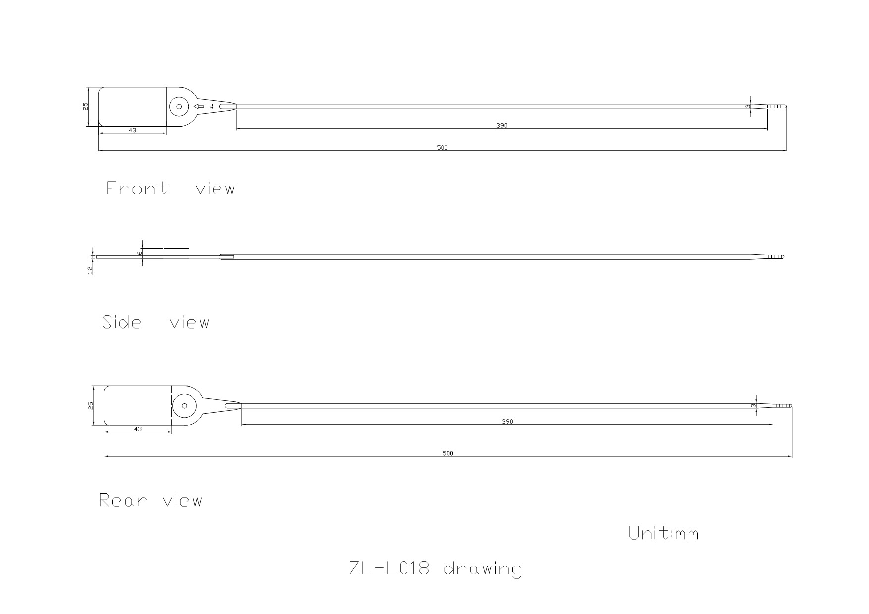 Dichtungsband aus Kunststoff plastic sealing tape