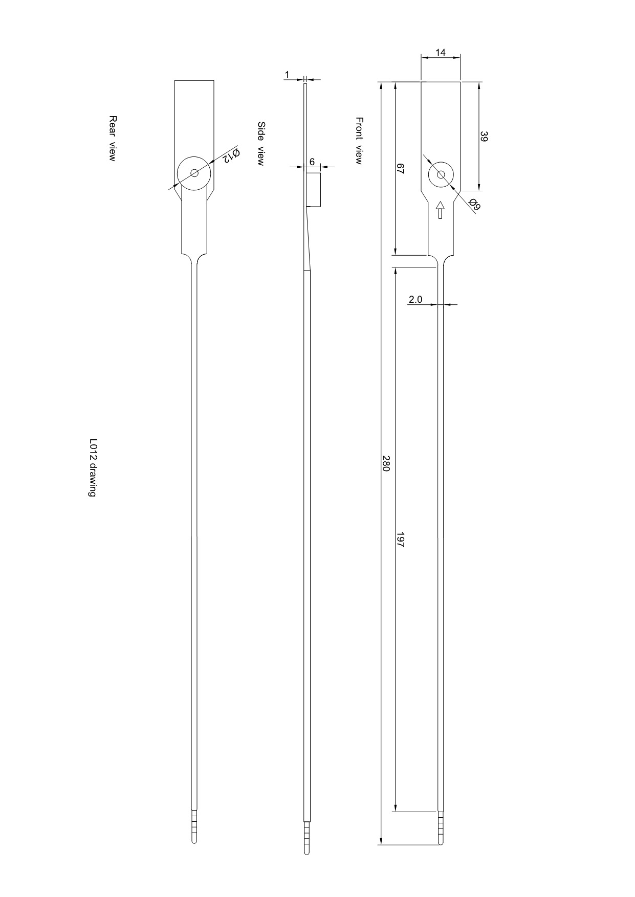 L012 Kundenspezifische LKW-Dichtungen aus Kunststoff L012 Kundenspezifische LKW-Dichtungen aus Kunststoff