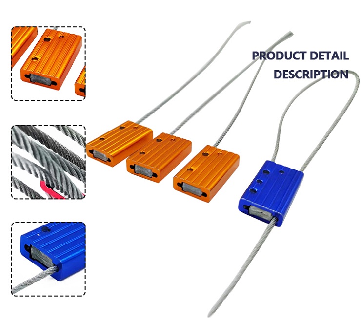 Kabeldichtung aus Aluminiumlegierung für Behälter Aluminium Alloy Cable Seal For Containers