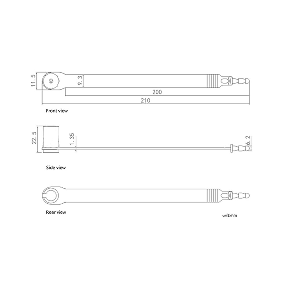 Kunststoffdichtung mit fester Länge Fixed Length Plastic Seal