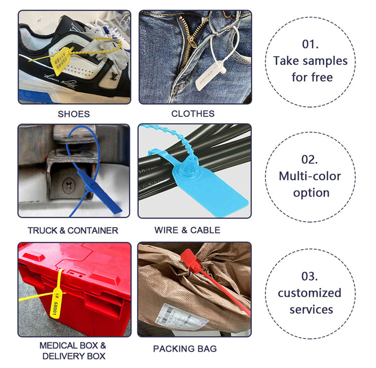 Manipulationssichere Siegel aus Kunststoff Plastic Tamper Evident Seals